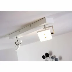 hofstein Spot plafond Guyana LED Chrome, Blanc, 2 lumières* Éclairage Led