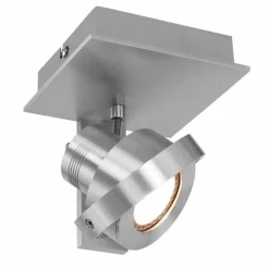 Luminaires Steinhauer Spot plafond Steinhauer Quatro LED Acier inoxydable, 1 lumière* Spots Et Projecteurs