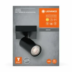 Luminaires Ledvance Spot Plafonnier LED Noir, 1 lumière* Éclairage Led
