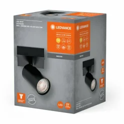 Luminaires Ledvance Spot Plafonnier LED Noir, 1 lumière* Éclairage Led