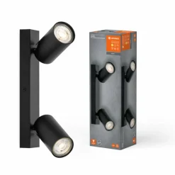 Luminaires Ledvance Spot Plafonnier LED Noir, 2 lumières* Éclairage Led