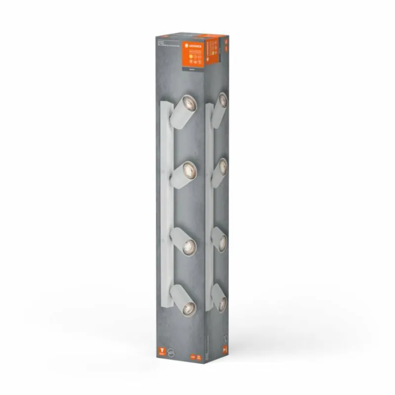 Luminaires Ledvance Spot Plafonnier LED Blanc, 4 lumières* Éclairage Led