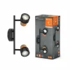 Lampes En Bois-Luminaires Ledvance Spot Plafonnier LED Noir, 2 lumières