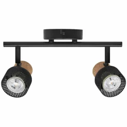 Lampes En Bois-Luminaires Ledvance Spot Plafonnier LED Noir, 2 lumières