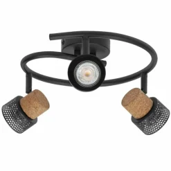 Lampes En Bois-Luminaires Ledvance Spot Plafonnier LED Noir, 3 lumières