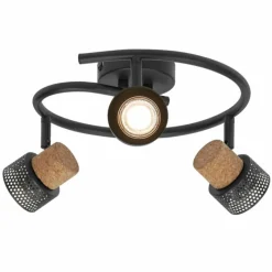 Lampes En Bois-Luminaires Ledvance Spot Plafonnier LED Noir, 3 lumières