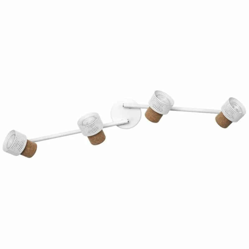 Lampes En Bois-Luminaires Ledvance Spot Plafonnier LED Blanc, 4 lumières