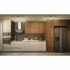 Lampes En Bois-Luminaires Ledvance Spot Plafonnier LED Couleur bois, Blanc, 4 lumières