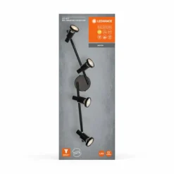 Luminaires Ledvance Spot Plafonnier LED Noir, 4 lumières* Éclairage Led