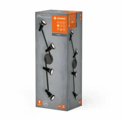 Luminaires Ledvance Spot Plafonnier LED Noir, 4 lumières* Éclairage Led