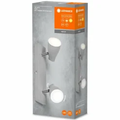 Luminaires Ledvance Spot Plafonnier LED Gris, 2 lumières* Éclairage Led