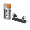 Luminaires Ledvance Spot Plafonnier LED Noir, 2 lumières* Éclairage Led