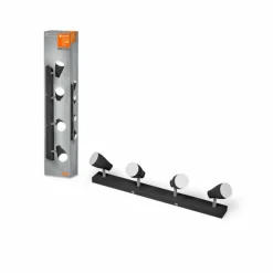 Luminaires Ledvance Spot Plafonnier LED Noir, 4 lumières* Éclairage Led
