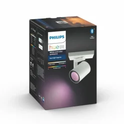Luminaires Philips Spot pour plafond et mur, kit d'extension Philips Hue Ambiance White & Color Argenta Blanc, 1 lumière, Changeur de couleurs