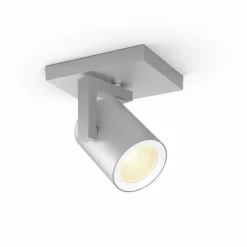Luminaires Philips Spot pour plafond et mur, kit d'extension Philips Hue Ambiance White & Color Argenta Argenté, 1 lumière, Changeur de couleurs