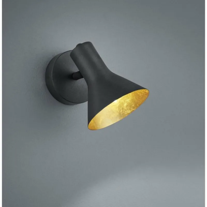 Lampes Dorées-Luminaires Reality Spot Reality NINA Noir, 1 lumière