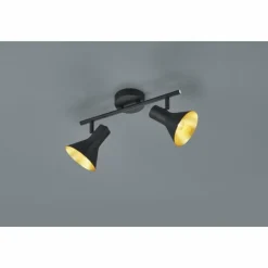 Lampes Dorées-Luminaires Reality Spot Reality NINA Noir, 2 lumières