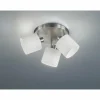 Luminaires Reality Spot Reality TOMMY Nickel mat, 3 lumières* Spots Et Projecteurs