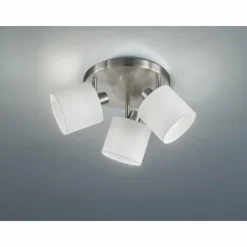Luminaires Reality Spot Reality TOMMY Nickel mat, 3 lumières* Spots Et Projecteurs