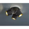 Luminaires Reality Spot Reality TOMMY Noir, 3 lumières* Spots Et Projecteurs