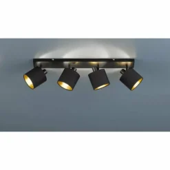 Lampes En Tissu-Luminaires Reality Spot Reality TOMMY Noir, 4 lumières