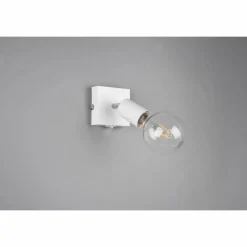 Luminaires Reality Spot Reality Vannes Blanc, 1 lumière* Spots Et Projecteurs