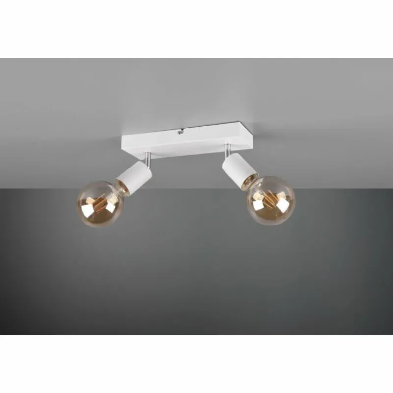 Luminaires Reality Spot Reality Vannes Blanc, 2 lumières* Spots Et Projecteurs