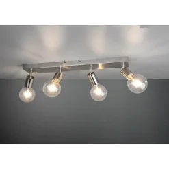 Luminaires Reality Spot Reality Vannes Nickel mat, 4 lumières