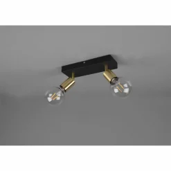 Luminaires Reality Spot Reality Vannes Noir, 2 lumières* Spots Et Projecteurs