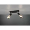 Luminaires Reality Spot Reality Vannes Noir, 2 lumières* Spots Et Projecteurs