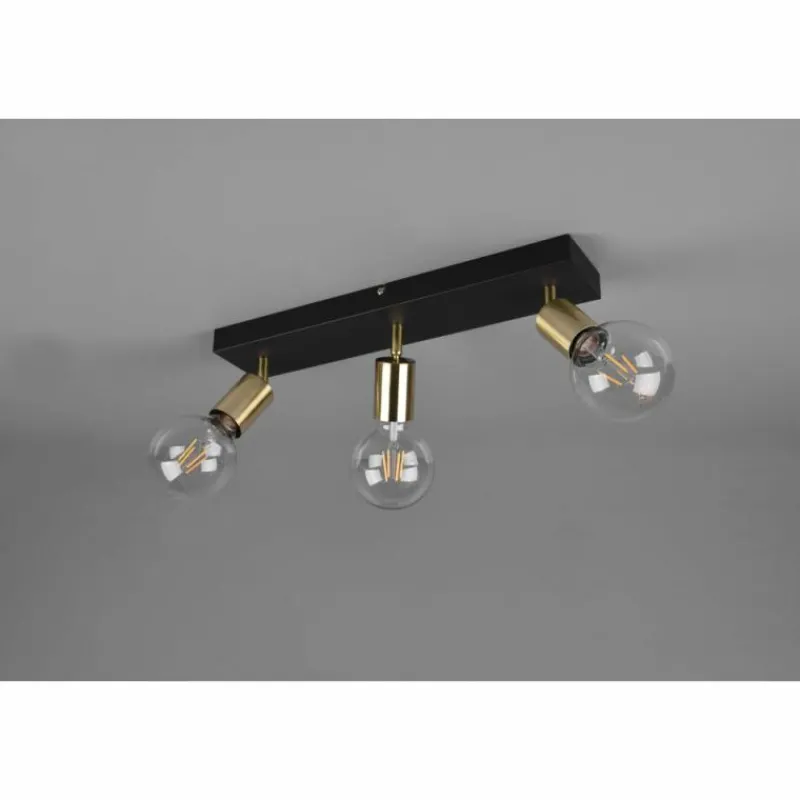 Luminaires Reality Spot Reality Vannes Noir, 3 lumières* Spots Et Projecteurs