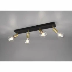 Luminaires Reality Spot Reality Vannes Noir, 4 lumières* Spots Et Projecteurs