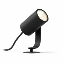 Luminaires Philips Spot, set d'extension Philips Hue Ambiance White & Color WACA Lily LED Noir, 1 lumière, Changeur de couleurs