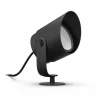Luminaires Philips Spot Spot de jardin LED Noir, 1 lumière, Changeur de couleurs