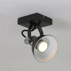Luminaires Steinhauer Spot Steinhauer BROOKLY LED Noir, 1 lumière* Spots Et Projecteurs