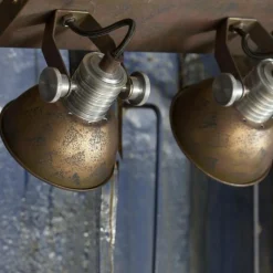 Luminaires Steinhauer Spot Steinhauer BROOKLY LED Brun, 2 lumières* Spots Et Projecteurs