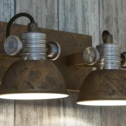 Luminaires Steinhauer Spot Steinhauer BROOKLY LED Brun, 2 lumières* Spots Et Projecteurs