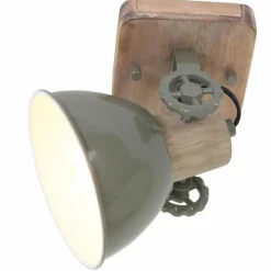 Luminaires Steinhauer Spot Steinhauer GEARWOOD Vert, 1 lumière