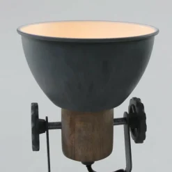 Lampes En Bois-Luminaires Steinhauer Spot Steinhauer GEARWOOD Gris, 2 lumières