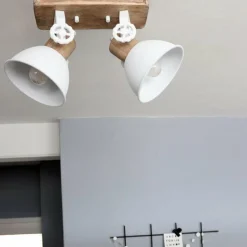 Luminaires Steinhauer Spot Steinhauer GEARWOOD Blanc, 2 lumières