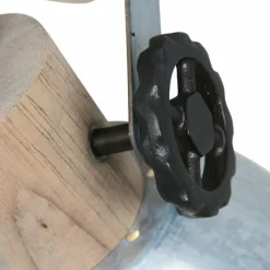 Lampes Industrielles-Luminaires Steinhauer Spot Steinhauer Gearwood Bois clair, Nickel mat, 1 lumière