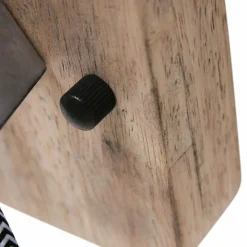 Lampes Industrielles-Luminaires Steinhauer Spot Steinhauer Gearwood Bois clair, Nickel mat, 1 lumière