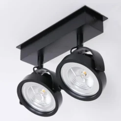 Luminaires Steinhauer Spot Steinhauer Mexlite LED Noir, 2 lumières* Spots Et Projecteurs