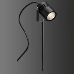 Luminaires LCD spot sur pieu LCD TYP 5018 LED Noir, 1 lumière