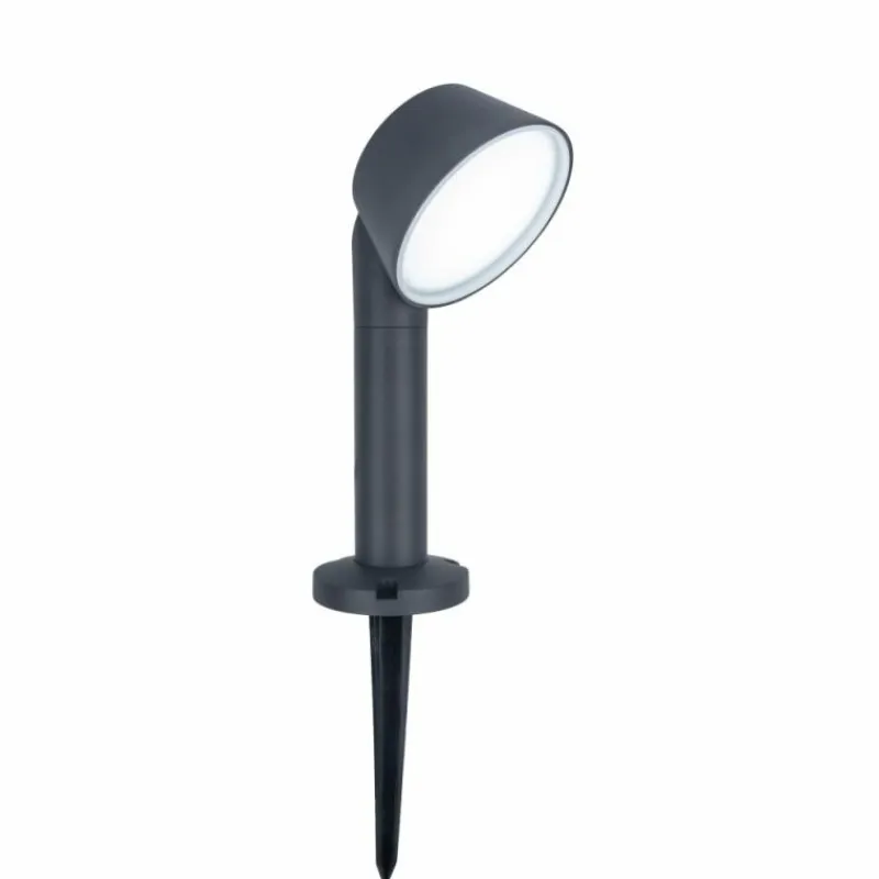 Luminaires Lutec Spot sur pieu Lutec Dakota LED Anthracite, 1 lumière