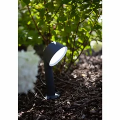 Luminaires Lutec Spot sur pieu Lutec Dakota LED Anthracite, 1 lumière