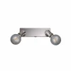 Luminaires Trio Spot Trio CARL Nickel mat, 2 lumières* Spots Et Projecteurs