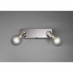 Luminaires Trio Spot Trio CARL Nickel mat, 2 lumières* Spots Et Projecteurs