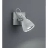 Luminaires Trio Spot Trio CONCRETE LED Gris, 1 lumière* Éclairage Led