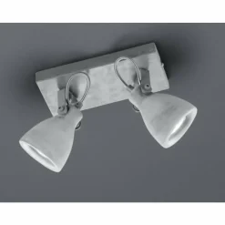 Luminaires Trio Spot Trio CONCRETE LED Gris, 2 lumières* Éclairage Led